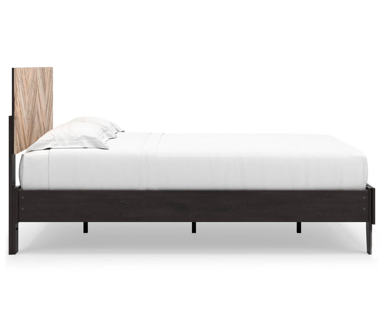 Piperton Black Queen Platform Bed Base 4 Piperton Black Queen Platform Bed Base - Image 4