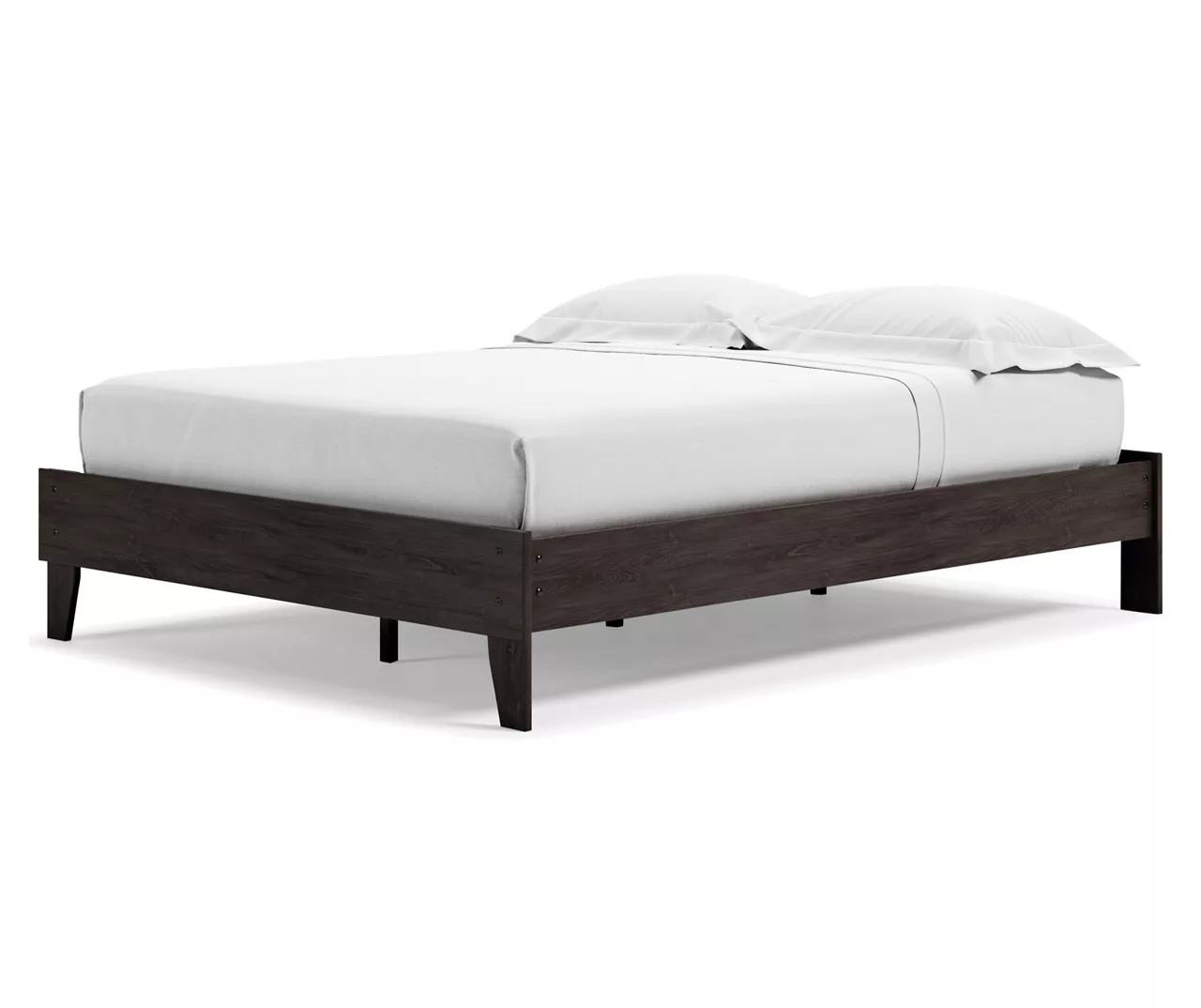 Piperton Black Queen Platform Bed Base 6 Piperton Black Queen Platform Bed Base - Image 6