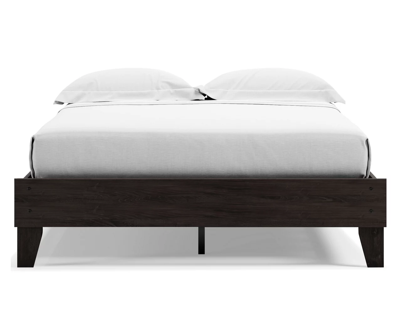 Piperton Black Queen Platform Bed Base 12 Piperton Black Queen Platform Bed Base - Image 12
