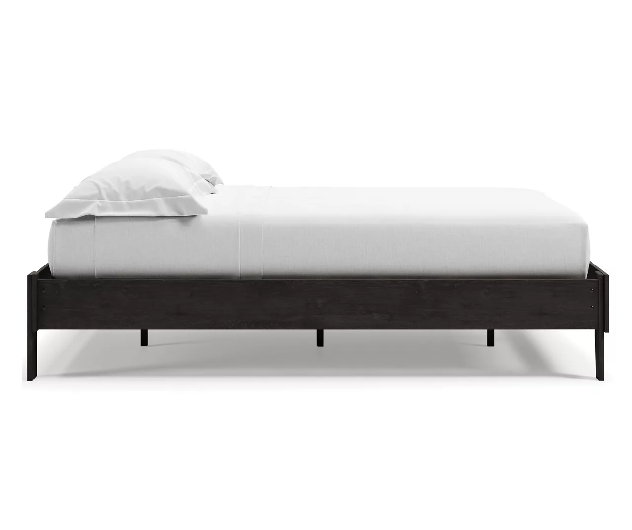 Piperton Black Queen Platform Bed Base 1 Piperton Black Queen Platform Bed Base