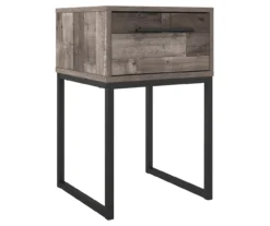 Neilsville Gray Nightstand -Walker Edison Shop 810591820 2 1
