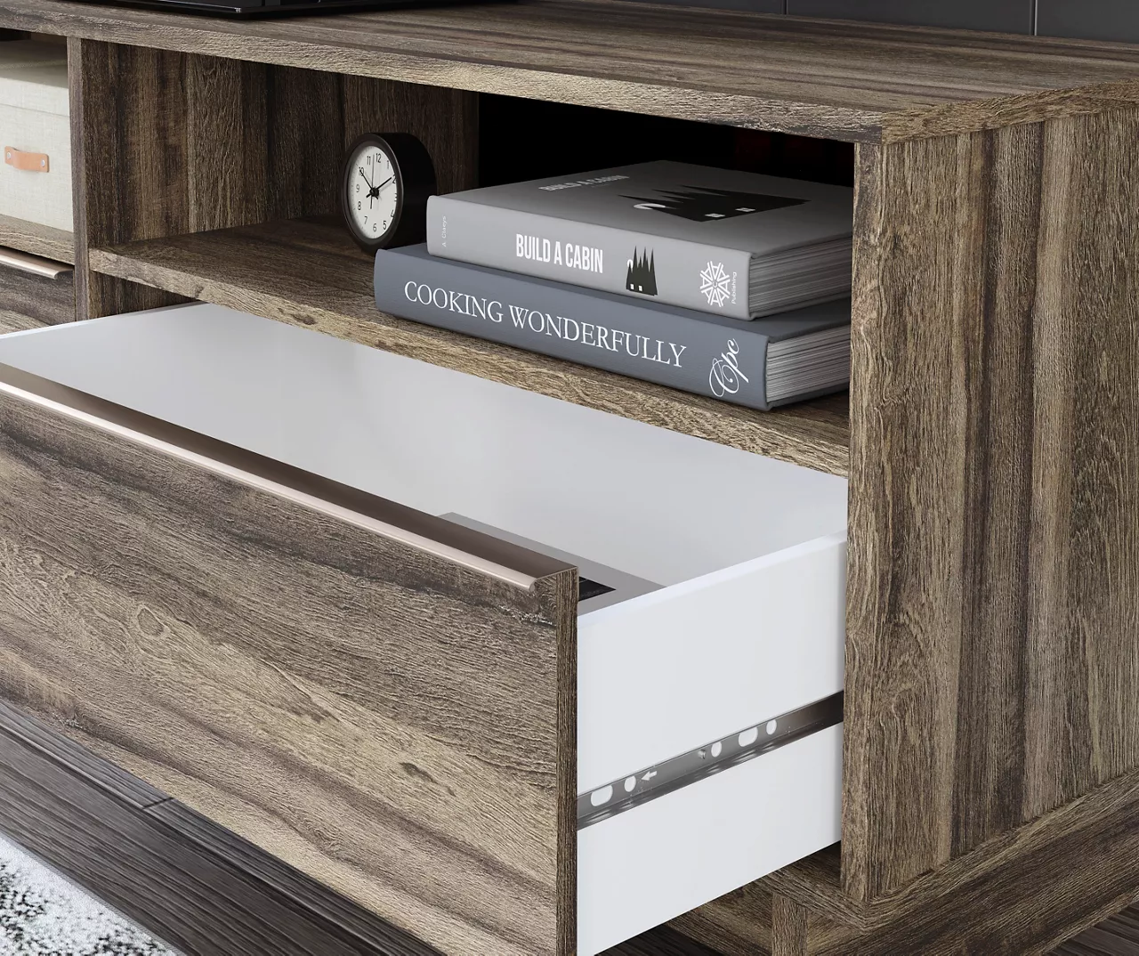 59" Shallifer Brown TV Stand 9 59" Shallifer Brown TV Stand - Image 9