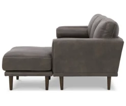 Signature Design By Ashley Arroyo Faux Leather Sofa Chaise -Walker Edison Shop 810594573 2