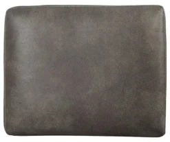 Arroyo Smoke Faux Leather Ottoman -Walker Edison Shop 810594591 5