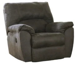 Tambo Pewter Faux Leather Rocker Recliner -Walker Edison Shop 810594596 8