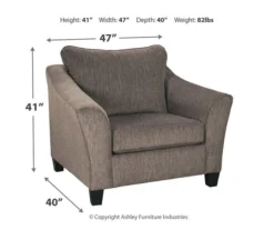 Nemoli Slate Chair And A Half -Walker Edison Shop 810594614 6