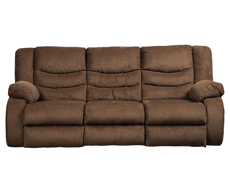 Tulen Chocolate Reclining Sofa 1 Tulen Chocolate Reclining Sofa