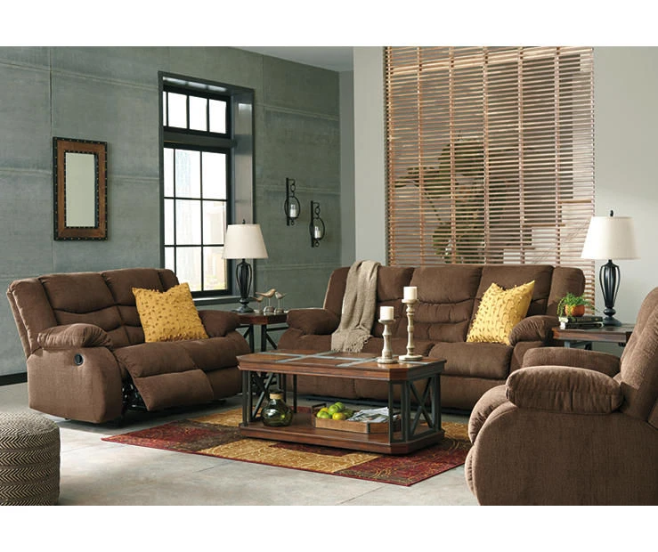 Tulen Chocolate Reclining Sofa 6 Tulen Chocolate Reclining Sofa - Image 6