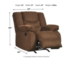 Tulen Chocolate Rocker Recliner -Walker Edison Shop 810594624 4