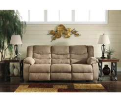 Tulen Mocha Reclining Sofa -Walker Edison Shop 810594625 2 1