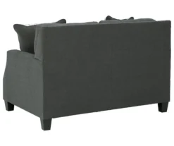 Bayonne Charcoal Loveseat 8 Bayonne Charcoal Loveseat -Walker Edison Shop 810594659 2