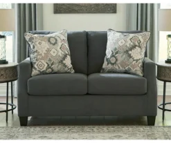 Bayonne Charcoal Loveseat 9 Bayonne Charcoal Loveseat -Walker Edison Shop 810594659 4