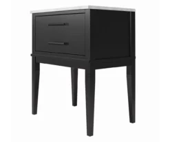 Ameriwood Madison Lane Faux Marble Nightstand -Walker Edison Shop 810596720 3