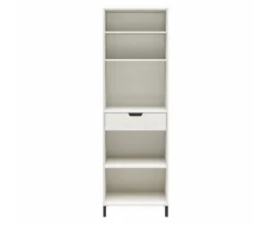 Evolution Vantage White 5-Shelf Open Cabinet
