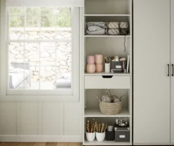 Evolution Vantage White 5-Shelf Open Cabinet -Walker Edison Shop 810597745 6