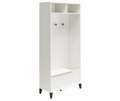 Evolution Amplus White Gym Storage Cabinet -Walker Edison Shop 810597746