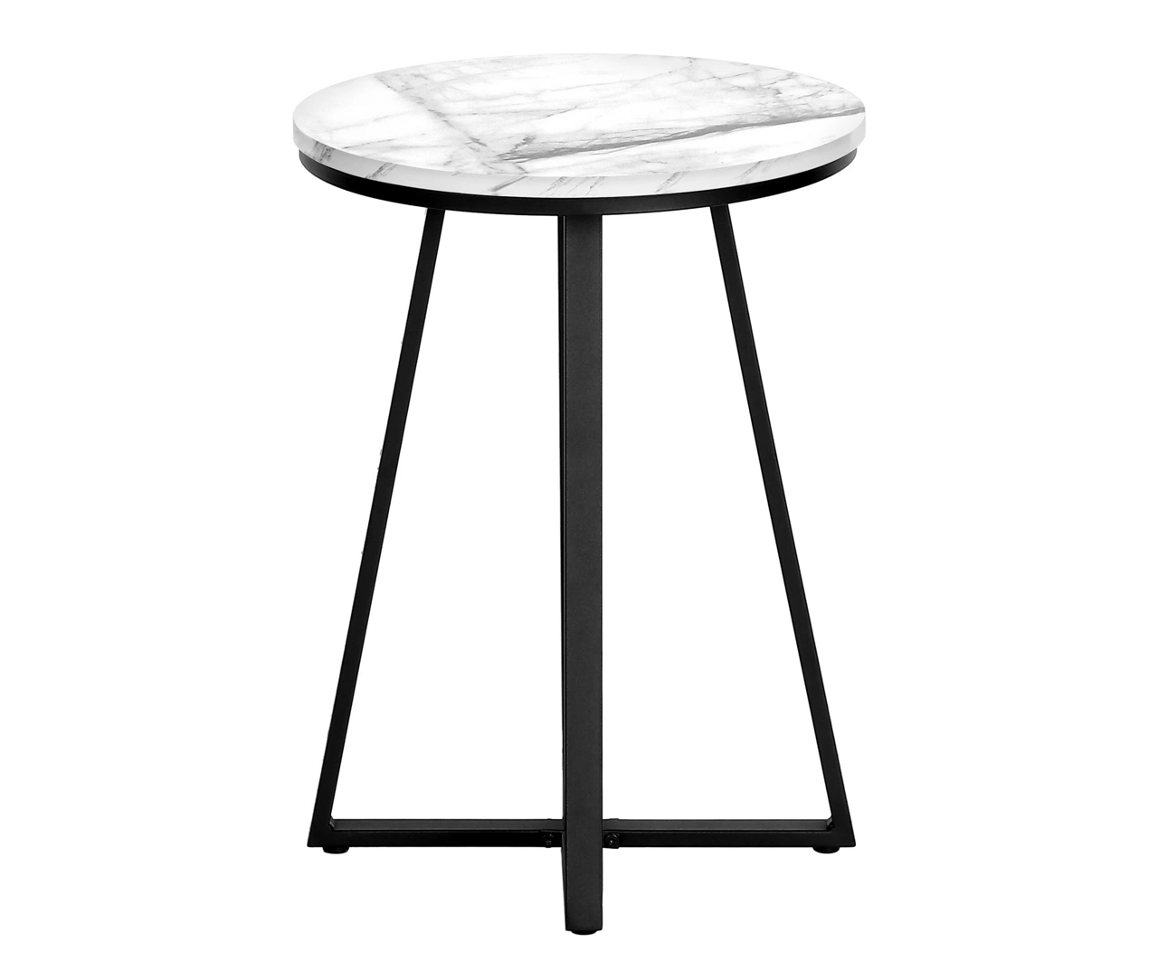 Monarch Faux Marble & Metal Accent Table 12 Monarch Faux Marble & Metal Accent Table - Image 12