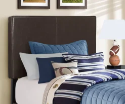 Monarch Faux Leather Twin Bed -Walker Edison Shop 810598496 B8