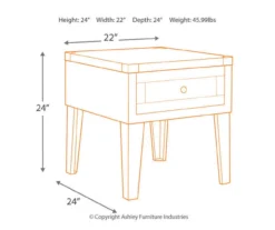 Chazney End Table -Walker Edison Shop 810598691 2