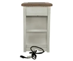 Bolanburg Chairside End Table With USB Ports, Outlets & Tray -Walker Edison Shop 810598698 10