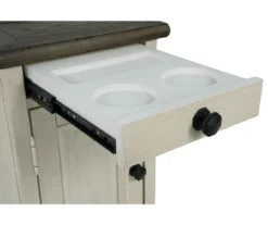 Bolanburg Chairside End Table With USB Ports, Outlets & Tray -Walker Edison Shop 810598698 2