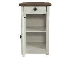 Bolanburg Chairside End Table With USB Ports, Outlets & Tray