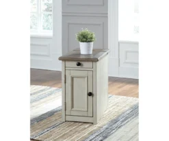 Bolanburg Chairside End Table With USB Ports, Outlets & Tray -Walker Edison Shop 810598698 9