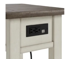 Bolanburg Chairside End Table With USB Ports & Outlets -Walker Edison Shop 810598700 2