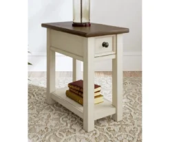 Bolanburg Chairside End Table With USB Ports & Outlets -Walker Edison Shop 810598700