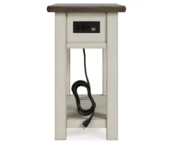 Bolanburg Chairside End Table With USB Ports & Outlets -Walker Edison Shop 810598700 7