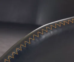 Glitzhome Mid-Century Modern Faux Leather Dining Chairs, 2-Pack -Walker Edison Shop 810598714 A0 5