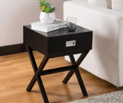 Glitzhome X-Leg End Table 16 Glitzhome X-Leg End Table -Walker Edison Shop 810598717 A0 2