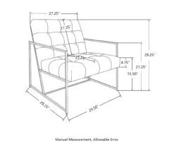 Glitzhome Modern Industrial Faux Leather Accent Chairs, 2-Pack -Walker Edison Shop 810598913 A0 8