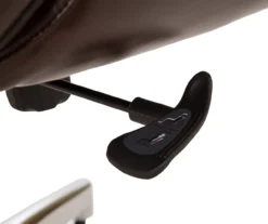 Dark Brown Mid-Century Modern Faux Leather Executive Office Chair 14 Dark Brown Mid-Century Modern Faux Leather Executive Office Chair -Walker Edison Shop 810598937 A0 7