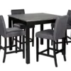 Garvine 5-Piece Counter-Height Dining Set