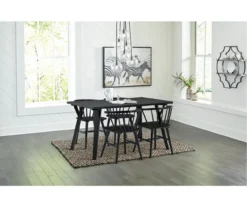 Otaska Rectangular Dining Table -Walker Edison Shop 810599561 2