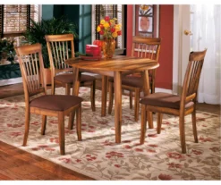 Berringer Drop Leaf Dining Table -Walker Edison Shop 810599566 3