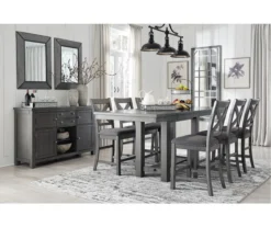 Myshanna Extension Leaf Counter-Height Dining Table -Walker Edison Shop 810599581