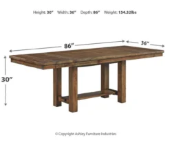 Moriville Extension Leaf Dining Table 19 Moriville Extension Leaf Dining Table -Walker Edison Shop 810599584 9