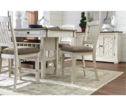 Bolanburg Counter-Height Dining Table With Wine Bottle Storage -Walker Edison Shop 810599589 11