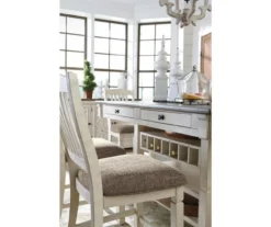 Bolanburg Counter-Height Dining Table With Wine Bottle Storage -Walker Edison Shop 810599589 12