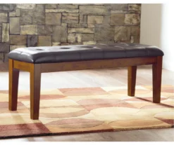 Ralene Faux Leather Dining Bench -Walker Edison Shop 810599600 3