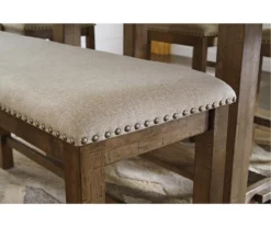 Moriville Upholstered Counter-Height Dining Bench -Walker Edison Shop 810599606 2