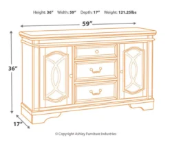 Raelyn Dining Server -Walker Edison Shop 810599611 6