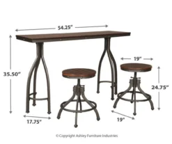 Odium 3-Piece Counter-Height Dining Set -Walker Edison Shop 810599614 5