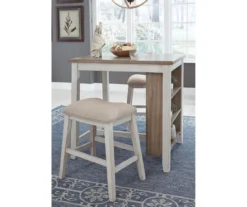 Nutley 3-Piece Storage Counter-Height Dining Set -Walker Edison Shop 810599618 3