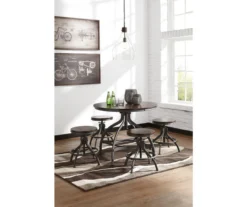 Odium 5-Oiece Counter-Height Dining Set -Walker Edison Shop 810599623 9