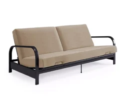 DHP Elbern Black Metal Futon With Cover -Walker Edison Shop 810599700 A3