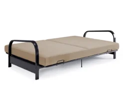 DHP Elbern Black Metal Futon With Cover -Walker Edison Shop 810599700 A9
