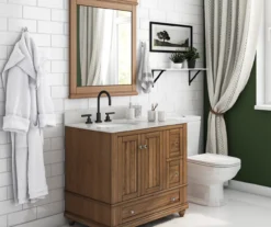 DHP Atwater Living Jazmyn Bathroom Vanity With White Sink -Walker Edison Shop 810610487 B0 2